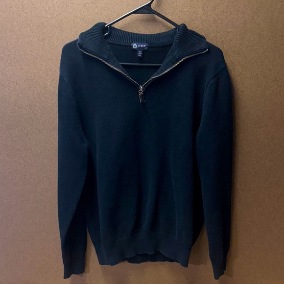 J.Crew Half-Zip Sweater | Cotton-Cashmere Blend | Size M - Picture 1 of 4